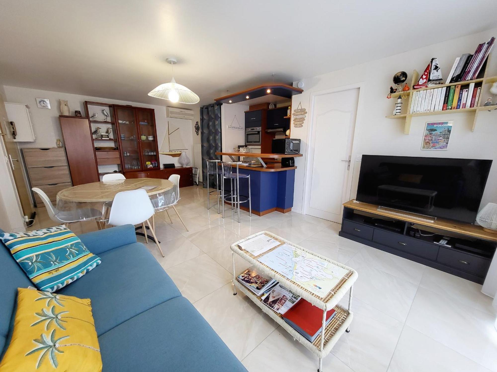Appartement Moderne Au Centre-Ville, 150M Plage, Wifi, Confort Ideal Pour Familles - Fr-1-92-876 Les Sables-dʼOlonne Exterior foto